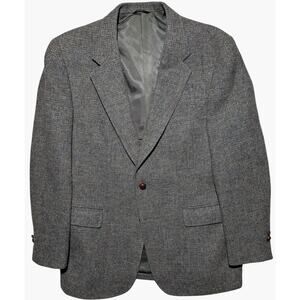 Vintage Harris Tweed Wool Sport Coat Handwoven Scottish Wool – Men’s L (Est.)